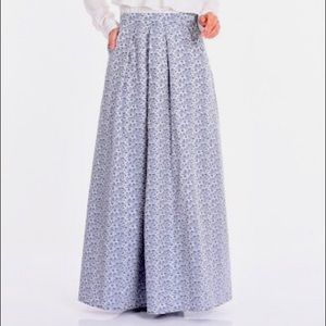 Skirt floral light blue Jeans size 14